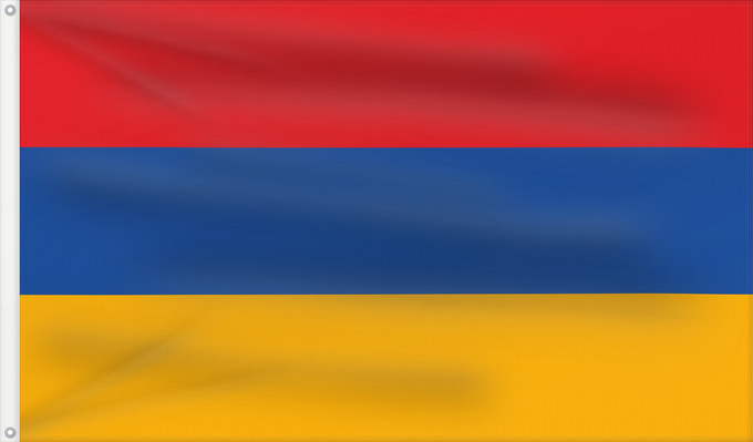 Flag, with two metal eyelets and reinforced hoist: Armenia L Arménie Armenien Dell Armenia Armenië Ерманҭәыла абыраҟ علم أرمينيا ܐܬܐ ܕܐܪܡܝܢܝܐ Ermənistan Әрмәнстан флагы Сцяг Арменіі Сьцяг Армэніі Ermenije Σημαία της Αρμενίας Armenio Armeenia lipp Armenian Örményország Հայաստանի դրոշը სომხეთის დროშა Әрменс