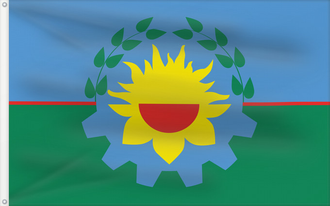 Drapeau, avec deux œillets métalliques et guindant renforcé : Provincia de Buenos Aires Buenos Aires Province Province de Buenos Aires Buenos Aires (Provinz) Provincia di Buenos Aires