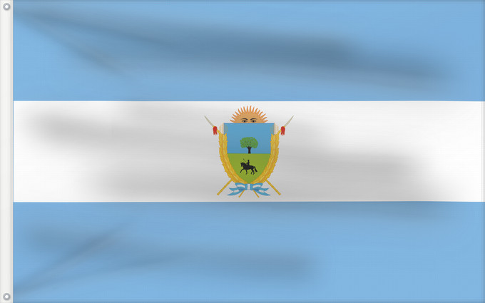 Drapeau, avec deux œillets métalliques et guindant renforcé : Provincia de La Pampa La Pampa Province of Argentina province de La Pampa Provinz La Pampa Provincia di La Pampa