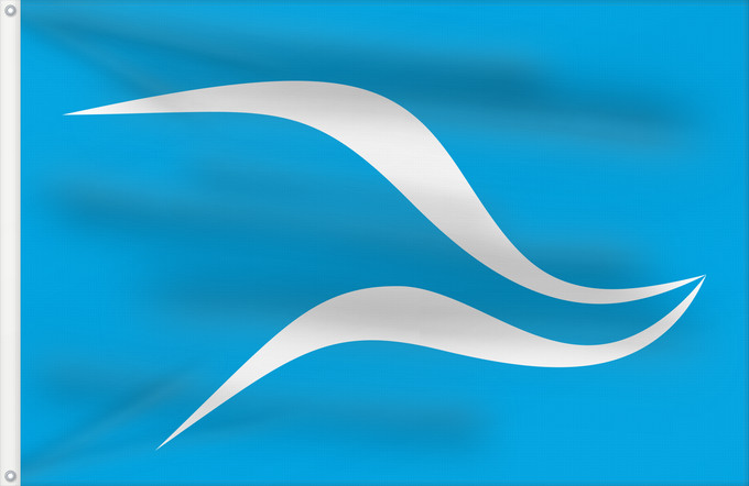 Drapeau, avec deux œillets métalliques et guindant renforcé : Ciudad Neuquén	City of Neuquen in Neuquen Province, Argentina	Neuquén