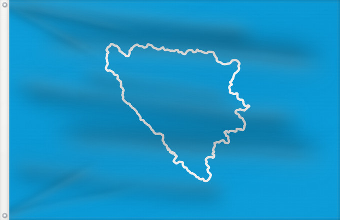 Bandera, con dos ojales metálicos y lado del asta reforzado: BiH  First set of proposal 3	Bosnia and Herzegovina (First set of proposal 3)	Bosnie-Herzégovine (Premier ensemble de proposition 3)	Bosnia y Herzegovina (Primer conjunto de propuesta 3)	Bosnien und Herzegowina (Erster Satz von Vorschlag 3)	Bosnia ed Erze