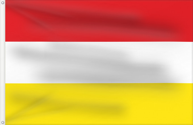 Bandera, con dos ojales metálicos y lado del asta reforzado: Alken	Belgian municipality of Alken	Commune belge de Alken	Belgischen Gemeinde Alken	Belgisch-Limburgse gemeente Alken	Banniel Alken, Belgia