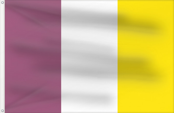 Drapeau, avec deux œillets métalliques et guindant renforcé : Ath	Belgian commune of Ath  Aat