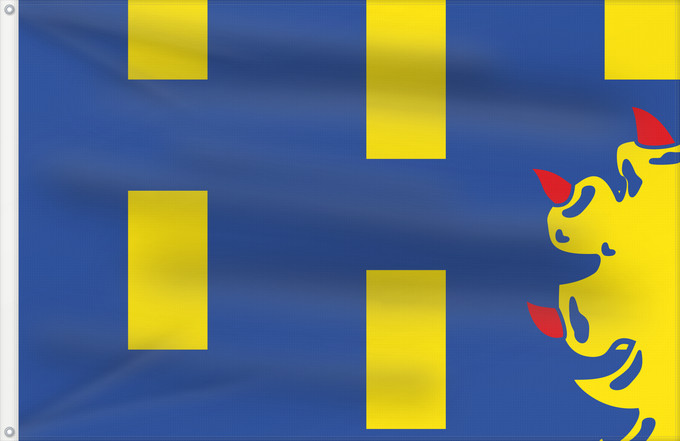 Flag, with two metal eyelets and reinforced hoist: Bekkevoort	Municipal flag of Bekkevoort, Belgium