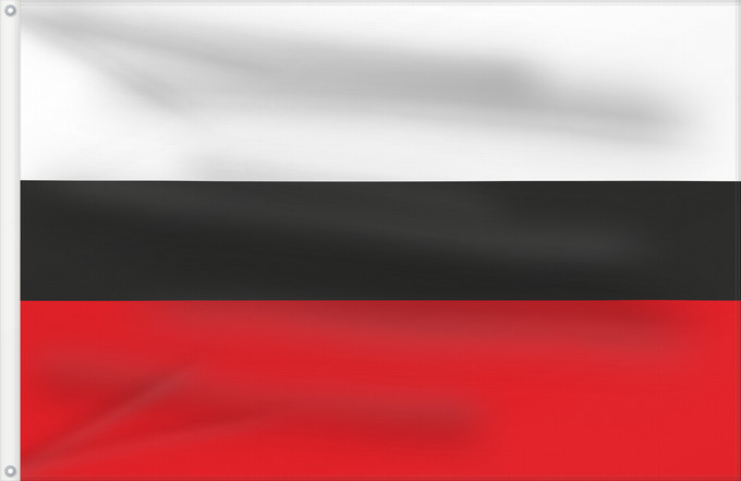 Flag, with two metal eyelets and reinforced hoist: Bredene Belgian municipality Bredene