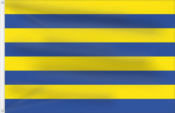 Bandera, con dos ojales metálicos y lado del asta reforzado: Diksmuide	Belgian city and municipality Diksmuide  French Dixmude	Dixmude