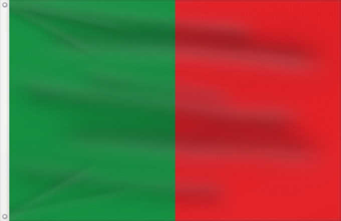Bandera, con dos ojales metálicos y lado del asta reforzado: Fosses-la-Ville	Belgian municipality of Fosses-la-Ville