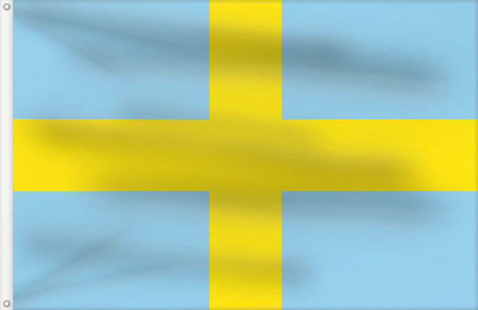 Flag, with two metal eyelets and reinforced hoist: Havelange Belgian municipality Havelange