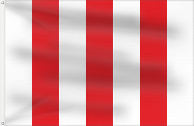 Bandera, con dos ojales metálicos y lado del asta reforzado: Keerbergen Belgium
