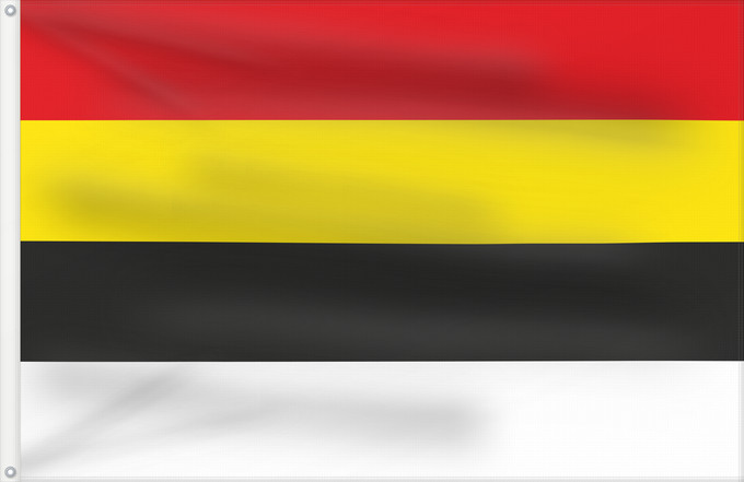 Bandera, con dos ojales metálicos y lado del asta reforzado: Lierde	Belgian commune of Lierde