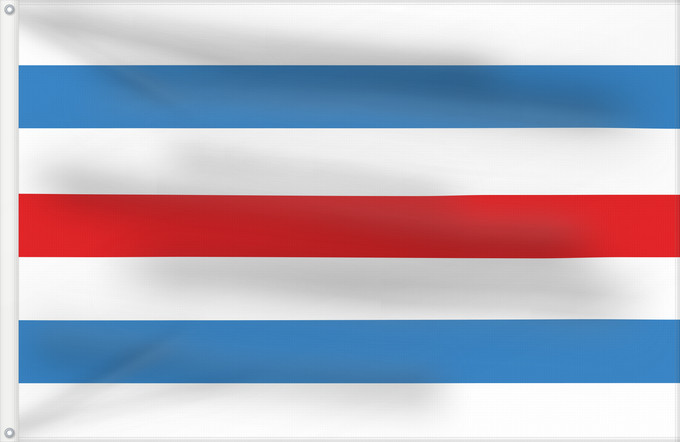 Bandera, con dos ojales metálicos y lado del asta reforzado: Manhay	Belgian municipality of Manhay	Commune belge de Manhay	Belgischen Gemeinde Manhay	Gemeente Manhay