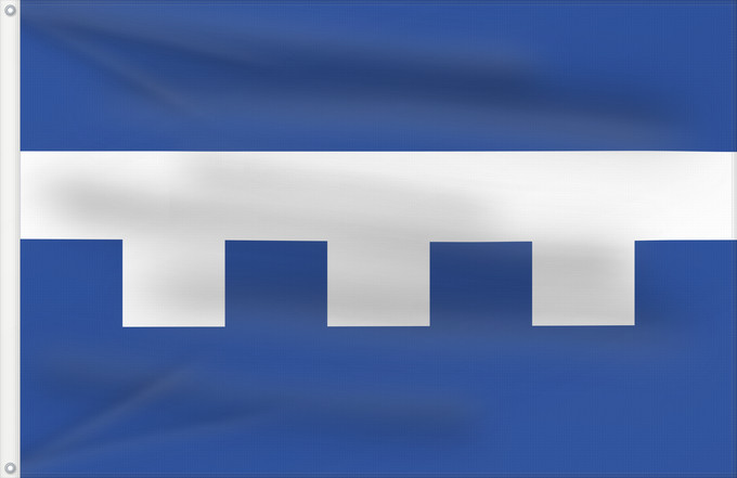 Flag, with two metal eyelets and reinforced hoist: Rendeux Belgian municipality of Rendeux Commune belge de Rendeux