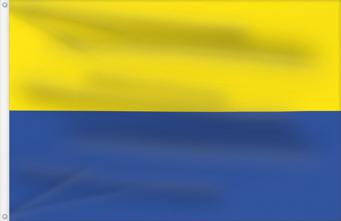 Bandera, con dos ojales metálicos y lado del asta reforzado: Rouvroy Belgian municipality of Rouvroy Commune belge de Rouvroy