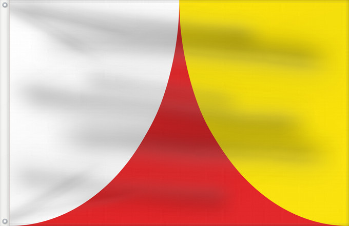 Bandera, con dos ojales metálicos y lado del asta reforzado: Steenokkerzeel Belgian municipality of Steenokkerzeel Commune belge de Steenokkerzeel Belgischen Gemeinde Steenokkerzeel Vlaams-Brabantse gemeente Steenokkerzeel