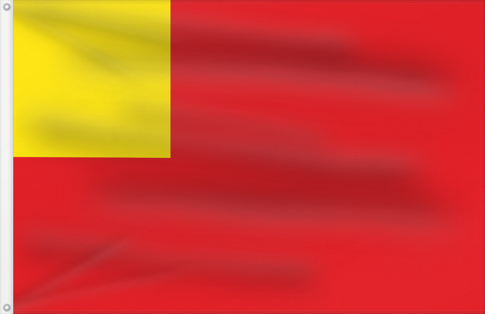 Bandera, con dos ojales metálicos y lado del asta reforzado: VilvoordeVlag