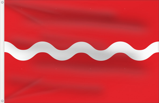 Bandera, con dos ojales metálicos y lado del asta reforzado: Viroinval	Belgian municipality Viroinval