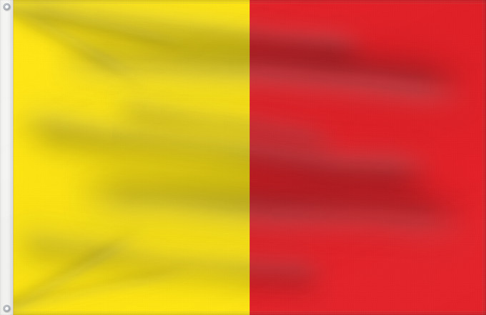 Bandera, con dos ojales metálicos y lado del asta reforzado: Wervik	Belgian municipality Wervik	Stad Wervik