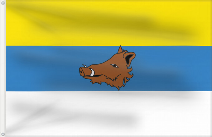 Flag, with two metal eyelets and reinforced hoist: Zaventem	Belgian municipality of Zaventem	Commune belge de Zaventem	Belgischen Gemeinde Zaventem	Vlaams-Brabantse gemeente Zaventem