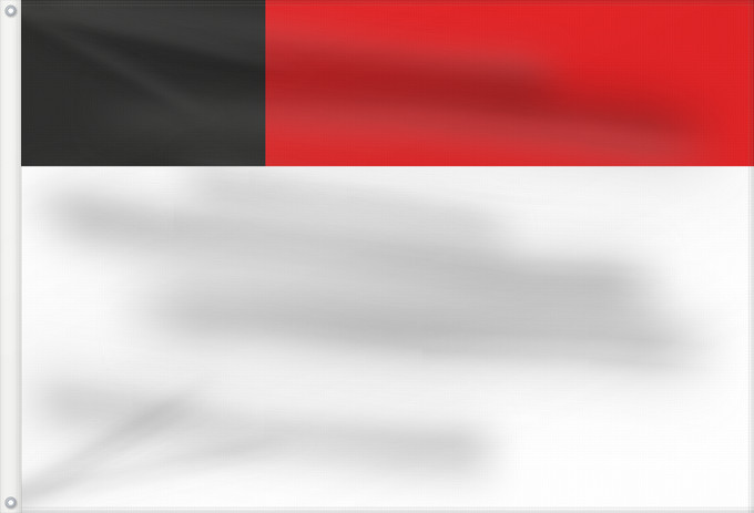 Flag, with two metal eyelets and reinforced hoist: Paraíba
