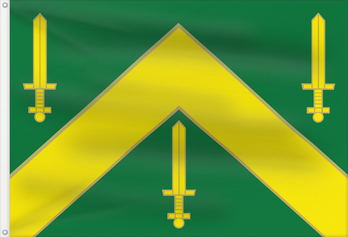 Bandera, con dos ojales metálicos y lado del asta reforzado: Campina grande	Campina Grande	Município de Campina Grande no estado da Paraíba