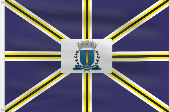 Flagge, mit zwei Metallösen und verstärktem Besatzband: CornelioProcopio Parana Brasil	Cornélio Procópio city, Paraná, Brazil	Cornélio Procópio	Município de Cornélio Procópio no estado do Paraná