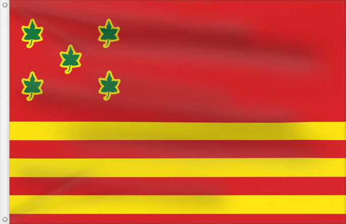 Flag, with two metal eyelets and reinforced hoist: Ilhéus Municipality of Ilhéus in Bahia, Brazil