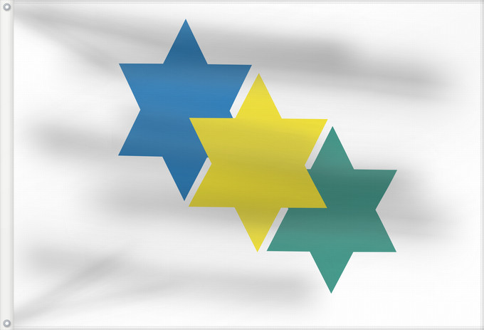 Flag, with two metal eyelets and reinforced hoist: Ji-paraná Ji-Paraná Município de Ji-Paraná no Estado de Rondônia