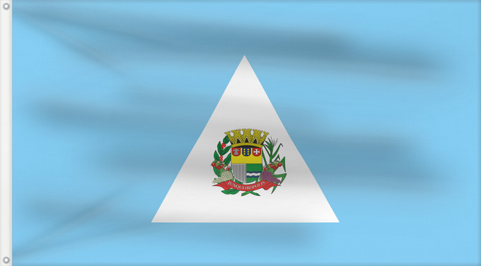 Bandera, con dos ojales metálicos y lado del asta reforzado: Junqueiropolis SaoPaulo Brasil	Junqueirópolis	Município de Junqueirópolis no Estado de São Paulo