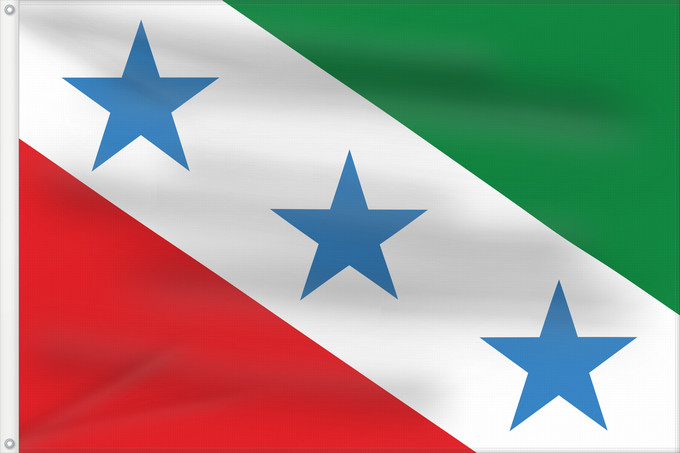 Bandera, con dos ojales metálicos y lado del asta reforzado: Lagoinha SaoPaulo Brasil 2	Sao Paulo s city Lagoinha, Brazil	Lagoinha (São Paulo) - 2	Município de Lagoinha no Estado de São Paulo