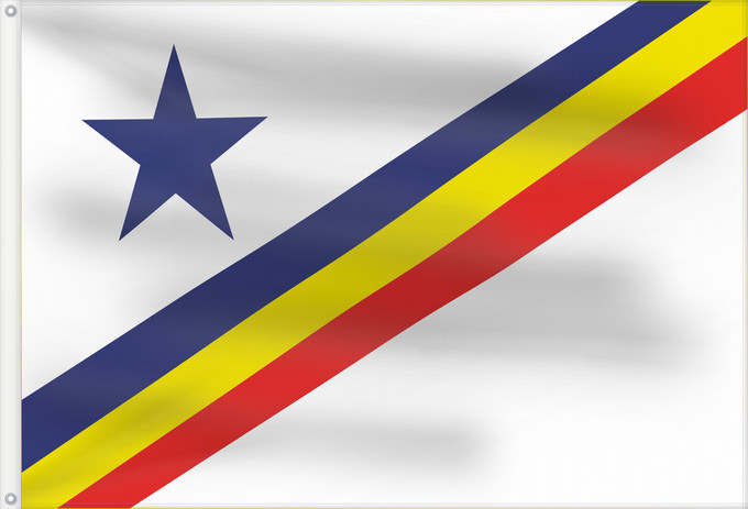 Bandera, con dos ojales metálicos y lado del asta reforzado: Rondonia guajaramirim	Municipality Guajará-Mirim of the State of Rondônia	Guajará-Mirim	Município de Guajará-Mirim no Estado de Rondônia