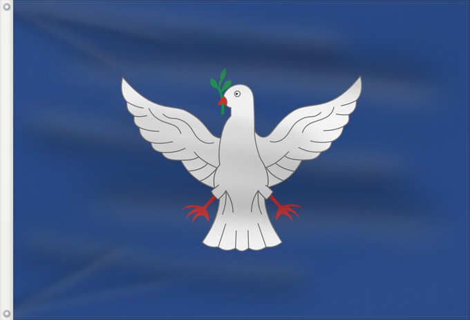 Flagge, mit zwei Metallösen und verstärktem Besatzband: Salvador