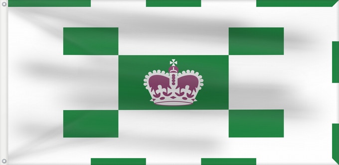 Drapeau, avec deux œillets métalliques et guindant renforcé : Charlottetown