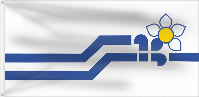 Drapeau, avec deux œillets métalliques et guindant renforcé : Franco-Colombiens	Franco-Colombianos	Franco-Kolumbianer	Franco-Colombiani