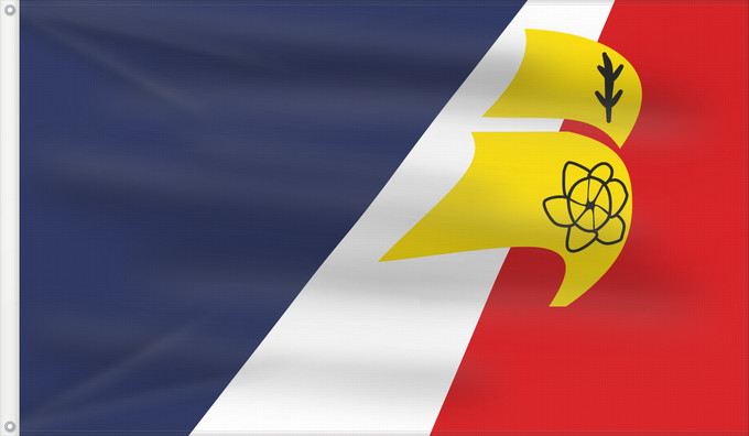 Drapeau, avec deux œillets métalliques et guindant renforcé : Franco Terreneuviens
