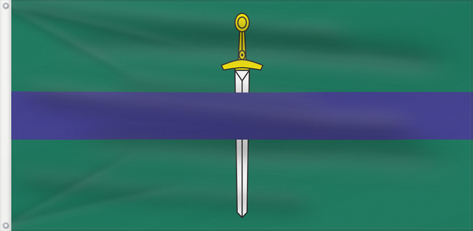 Drapeau, avec deux œillets métalliques et guindant renforcé : Peterborough, Ontario Peterborough, Ontario, Canada