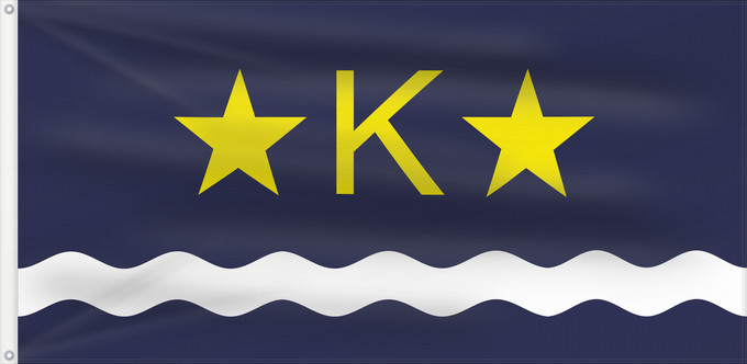 Flag, with two metal eyelets and reinforced hoist: Kinshasa Kinshasha, Democratic Republic of Congo Kinshasa, République démocratique du Congo Dalapo ya Kinsasa Bɛndɛ́lɛ ya Kinsásá