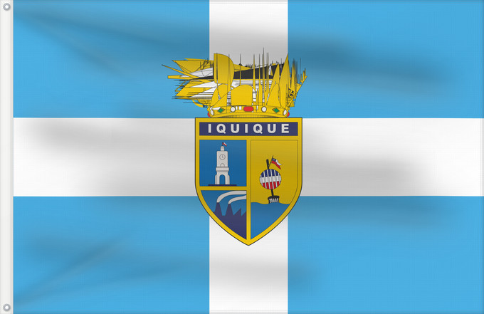 Flag, with two metal eyelets and reinforced hoist: Iquique Iquique, Chile