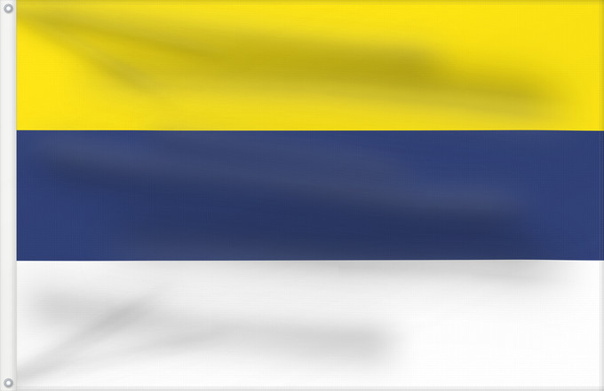 Flag, with two metal eyelets and reinforced hoist: Peumo	Peumo, Chile
