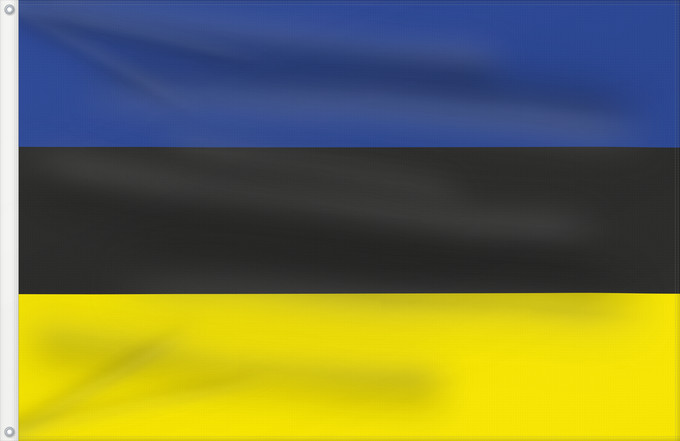 Flagge, mit zwei Metallösen und verstärktem Besatzband: Placilla, Chile	Placilla