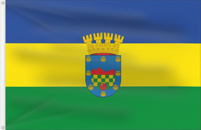 Flagge, mit zwei Metallösen und verstärktem Besatzband: Quilicura Quilicura, Chile