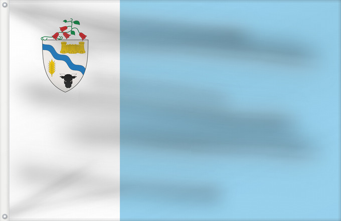 Flagge, mit zwei Metallösen und verstärktem Besatzband: Río Bueno	Río Bueno, Chile