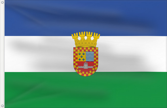 Flagge, mit zwei Metallösen und verstärktem Besatzband: Santa Juana	Santa Juana, Chile