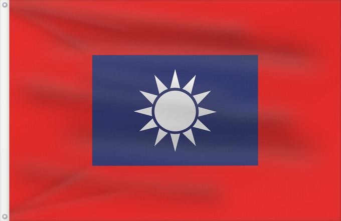 Flag, with two metal eyelets and reinforced hoist: Republic of China Army