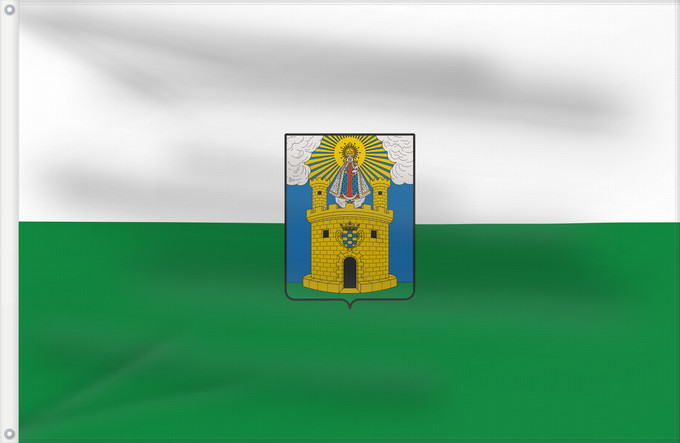 Flagge, mit zwei Metallösen und verstärktem Besatzband: Medellín	Ciudad de Medellín, Colombia