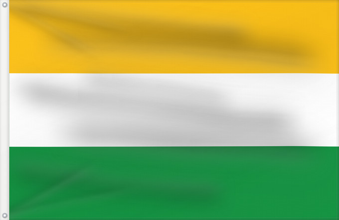 Bandera, con dos ojales metálicos y lado del asta reforzado: Acacías  Meta	Acacías (Meta)	Municipio de Acacías  Meta