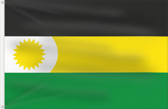 Flagge, mit zwei Metallösen und verstärktem Besatzband: Albania  La Guajira	Albania (La Guajira)	Albanie (La Guajira)	Municipio de Albania  La Guajira	Albanien (La Guajira)
