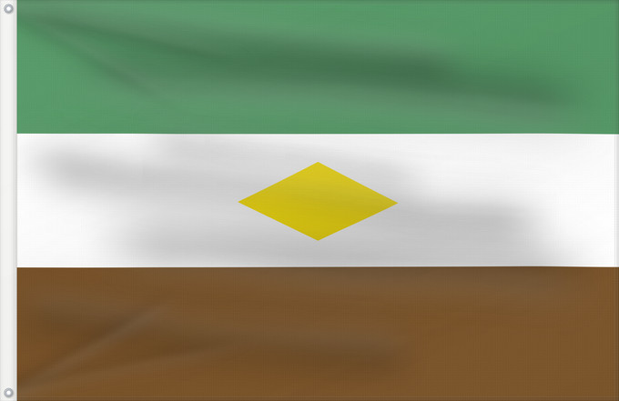 Flagge, mit zwei Metallösen und verstärktem Besatzband: Anzá Antioquia Anzá (Antioquia) Municipio de Anzá Antioquia