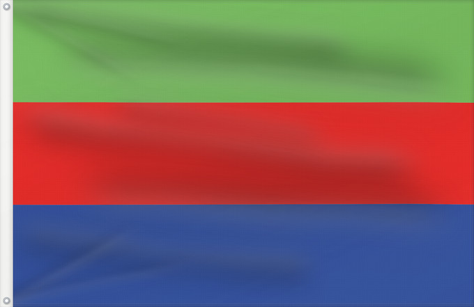 Flag, with two metal eyelets and reinforced hoist: Bahía Solano, Chocó