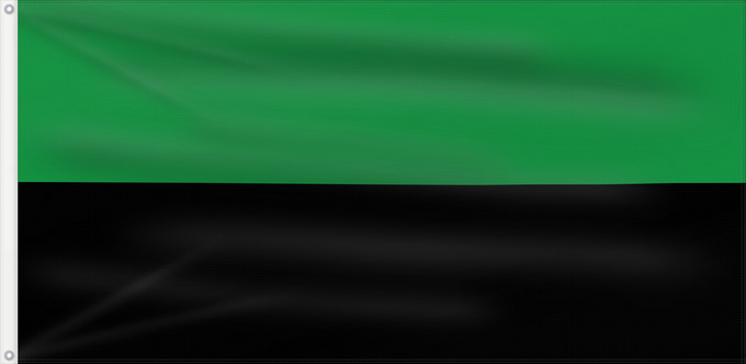 Flagge, mit zwei Metallösen und verstärktem Besatzband: Barrancas  La Guajira	Barrancas (La Guajira)	Municipio de Barrancas  La Guajira