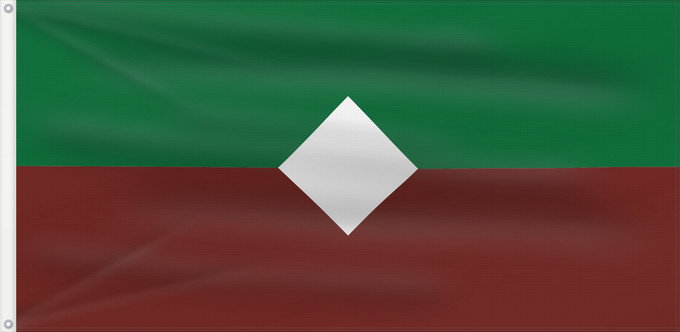 Flagge, mit zwei Metallösen und verstärktem Besatzband: Belén de Umbría Risaralda Belén de Umbría (Risaralda) Municipio de Belén de Umbría Risaralda